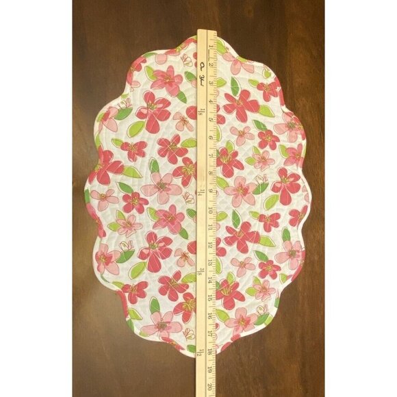 Kay Dee Designs Sarah's Garden Pink Floral 2 Napkins 2 Placemats - Picture 10 of 14